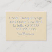 Tranquil Lake Scene Professional Business Card (Back)