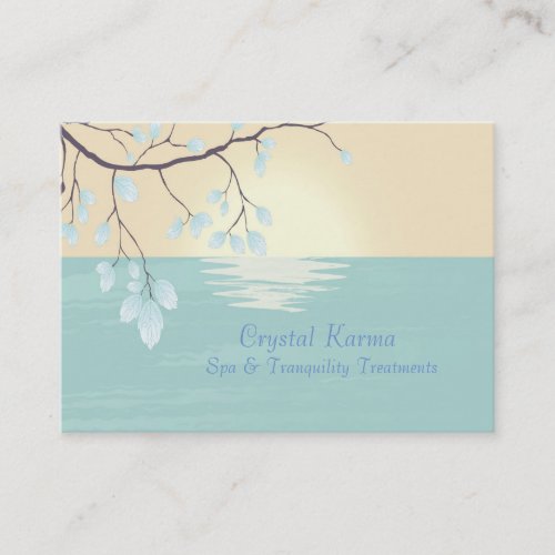 Tranquil Lake Scene Professional Business Card