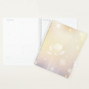 Tranquil Lotus Hardcover Daily Planner