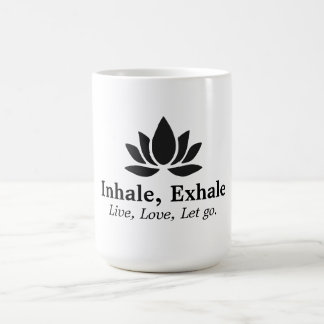 Tranquil Lotus: Inhale, Exhale Inspiration Coffee Mug