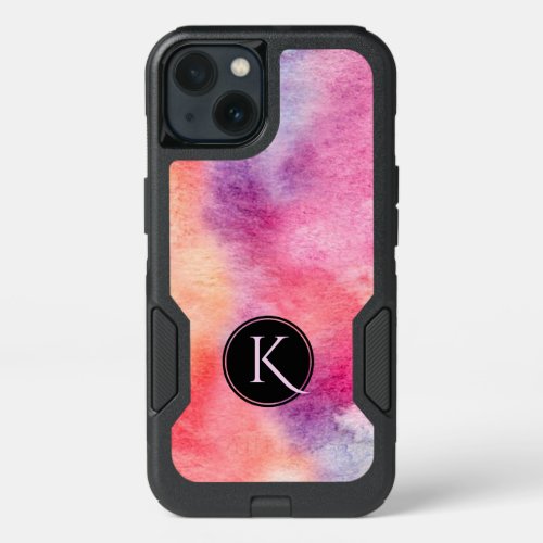 Tranquil Modern Watercolors Background iPhone 13 Case