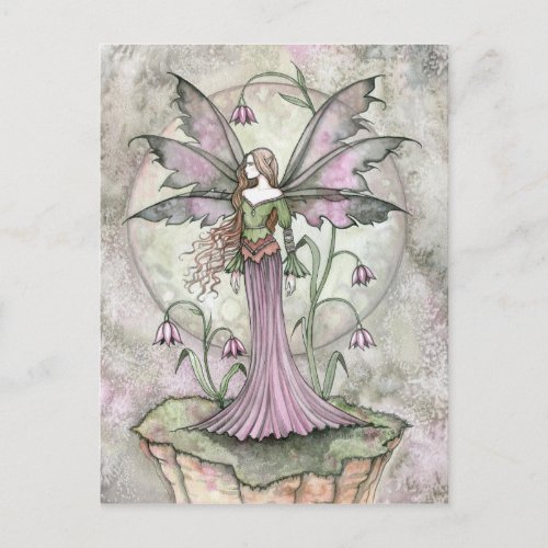 Tranquil Moon Flower Fairy Postcard