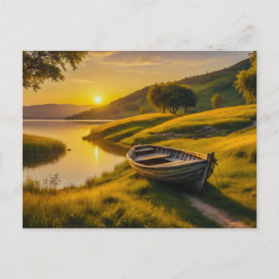 Tranquil Morning Sunrise Postcard