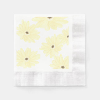 Tranquil Morning Yellow Flowers Napkins