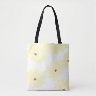 Tranquil Morning Yellow Flowers Tote Bag