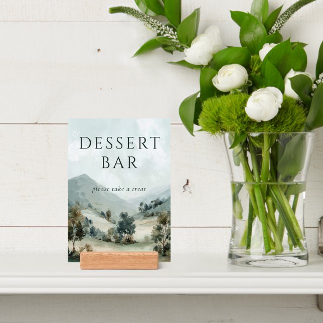 Tranquil Muted Watercolor Landscape Holder (Insitu 4)