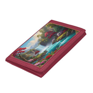 Tranquil Nature Waterfall Wallet
