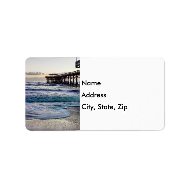 Tranquil New Year Address Label (Front)