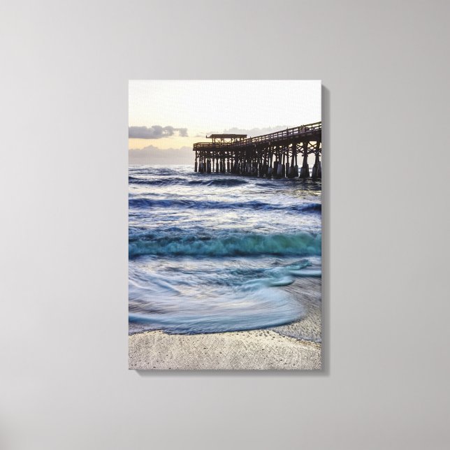 Tranquil New Year Canvas Print (Front)