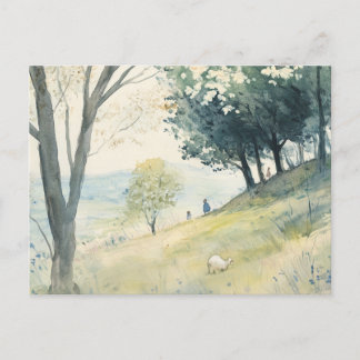 Tranquil Pasture Postcard