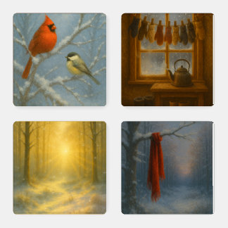 Tranquil Radiance Coaster Set