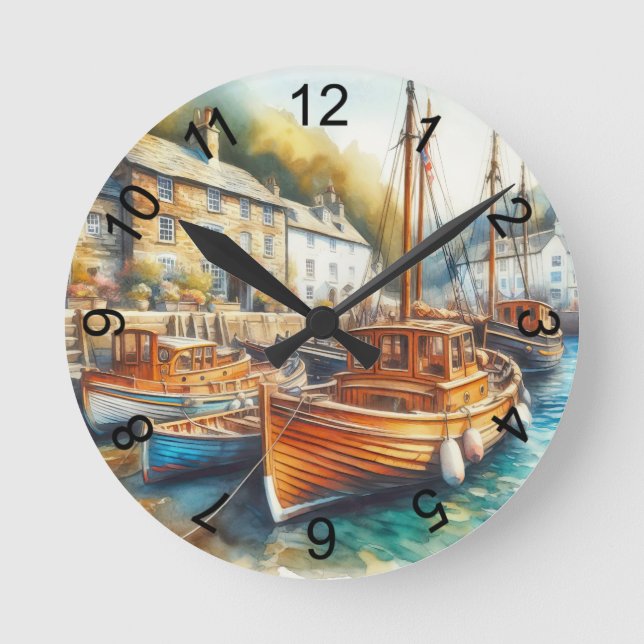 Tranquil Round Clock (Front)