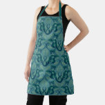 Tranquil Safari Tapestry Pattern - The White Lotus Apron