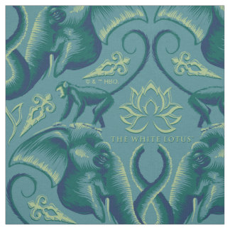 Tranquil Safari Tapestry Pattern - The White Lotus Fabric