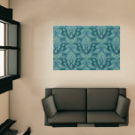 Tranquil Safari Tapestry Pattern - The White Lotus Rug