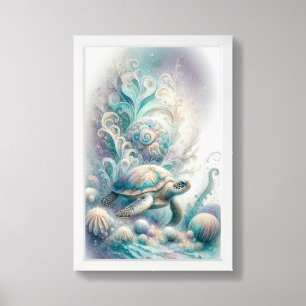 Tranquil Sea Turtle Wall Art