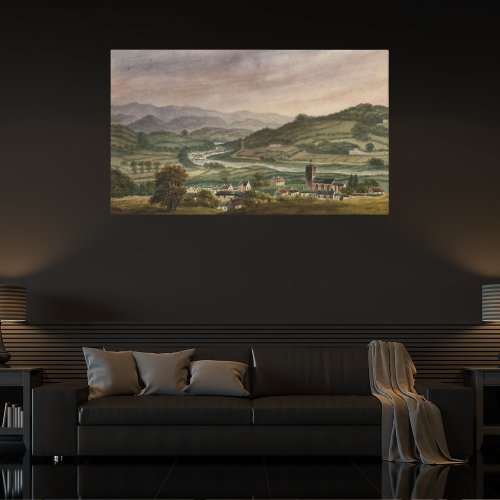 Tranquil Serenity Builth by Alphonse Dousseau Canvas Print