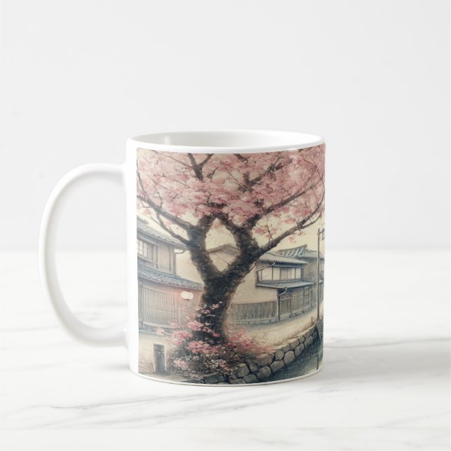 Tranquil Spring In Japan Coffee Mug (Left)