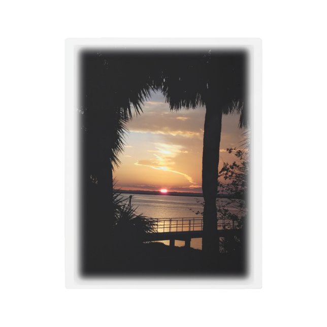 Tranquil Sunset Metal Print (Front)