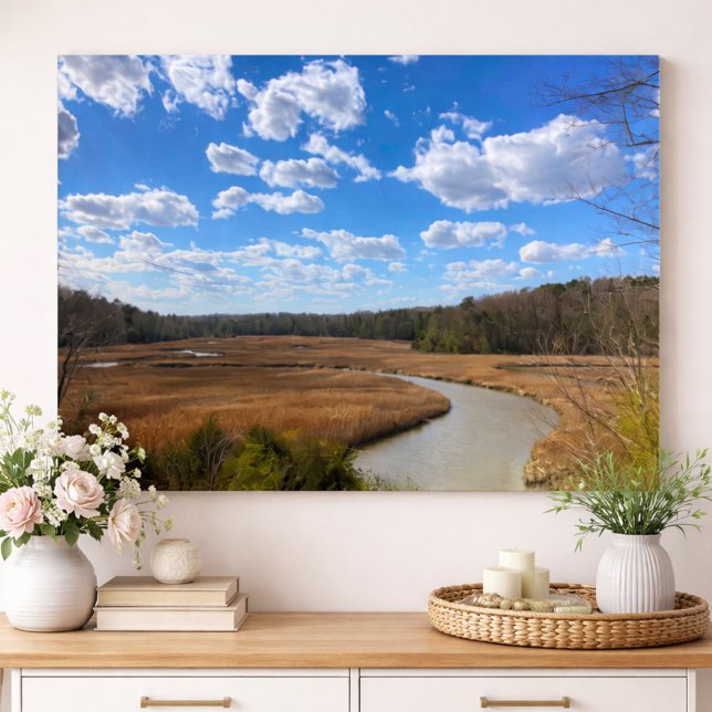 Tranquil Swampy Wetland Yorktown Virginia Poster (Creator Uploaded)