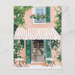 Tranquil Terrace in Rome Postcard