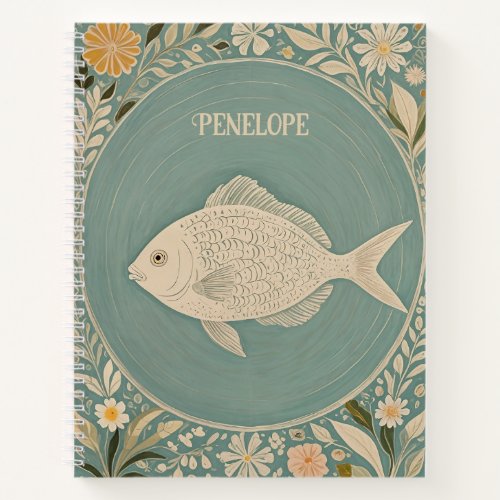 Tranquil Tides Personalized Notebook