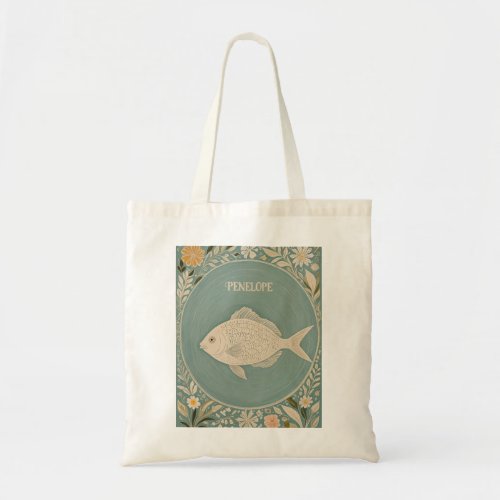 Tranquil Tides Personalized Tote Bag