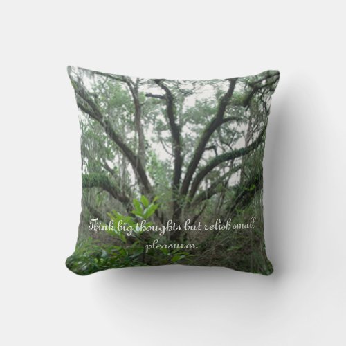 Tranquil Tree Reversible Pillow