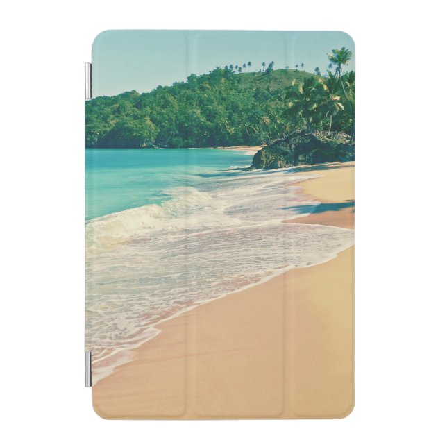 Tranquil Tropical Island Beach iPad Mini Cover (Front)