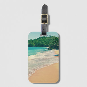 Tranquil Tropical Island Beach Luggage Tag
