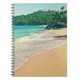 Tranquil Tropical Island Beach Notebook