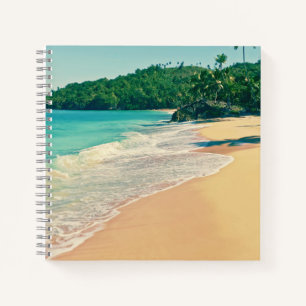 Tranquil Tropical Island Beach Notebook