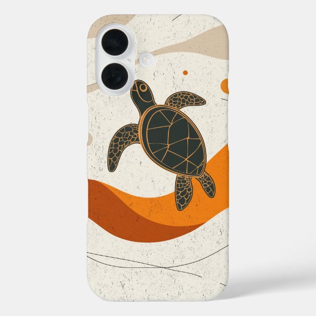 Tranquil Turtle Journey Case-Mate iPhone Case (Back)