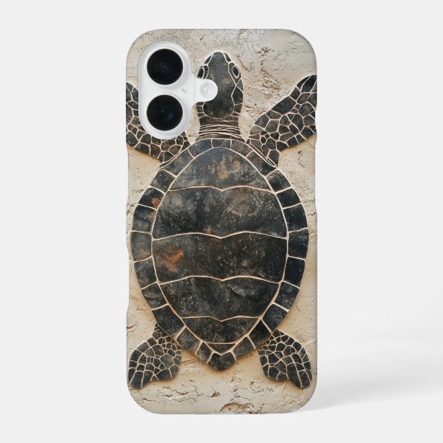 Tranquil Turtle Journey Iphone Case (Back)