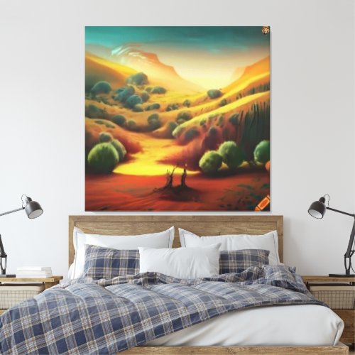 Tranquil Valley Canvas Print