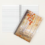 Tranquil Watercolor Forest Notebook at Zazzle