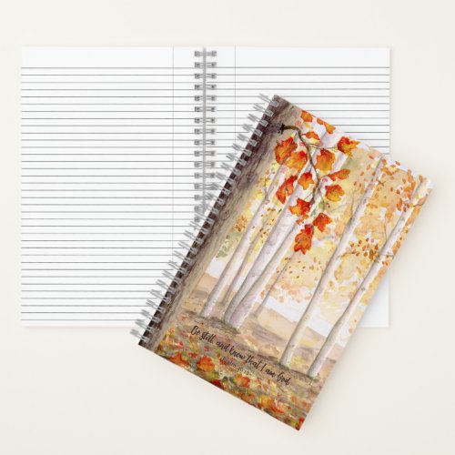 Tranquil Watercolor Forest Notebook 