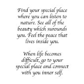 Tranquil Waterfall Photo Web Address Book (inside cover)