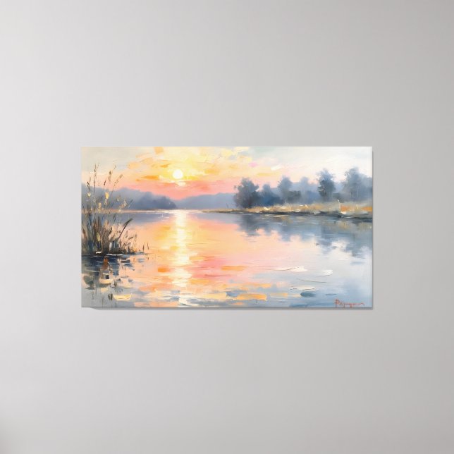 Tranquil Waters Canvas Print (Front)