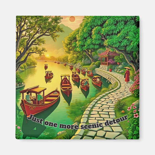 Tranquil Waters Magnet (Front)