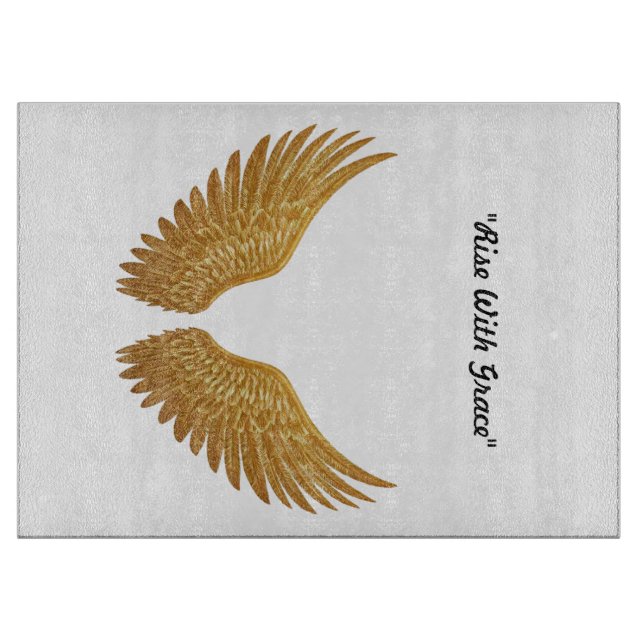 "Tranquil Wings" Cutting Board (Front)