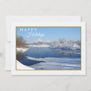 Tranquil Winter Scene Holiday Card
