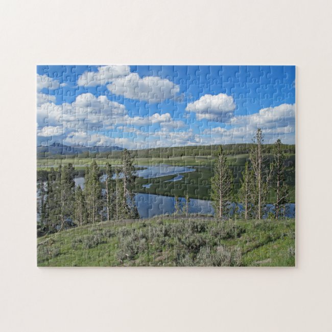 Tranquil Yellowstone River Scenic Puzzle