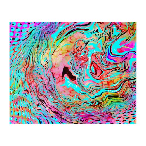 Tranquility Abstract Fluid Art  