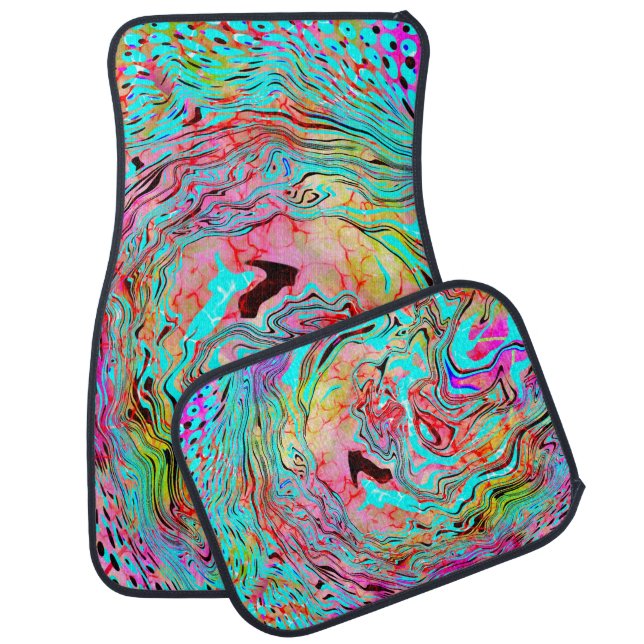 Tranquility Abstract Fluid Art    Car Floor Mat (Set)