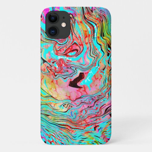 Tranquility Abstract Fluid Art     iPhone 11 Case