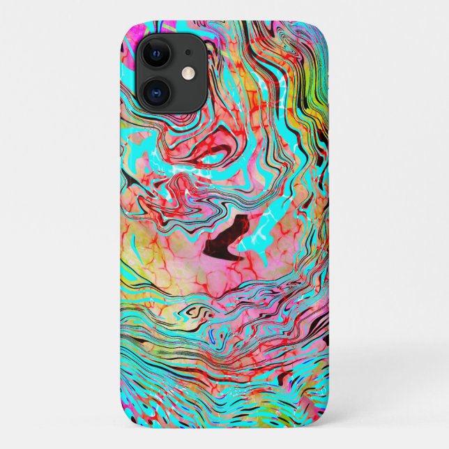 Tranquility Abstract Fluid Art     Case-Mate iPhone Case (Back)