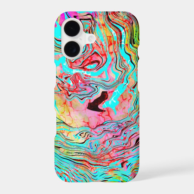 Tranquility Abstract Fluid Art     Iphone Case (Back)