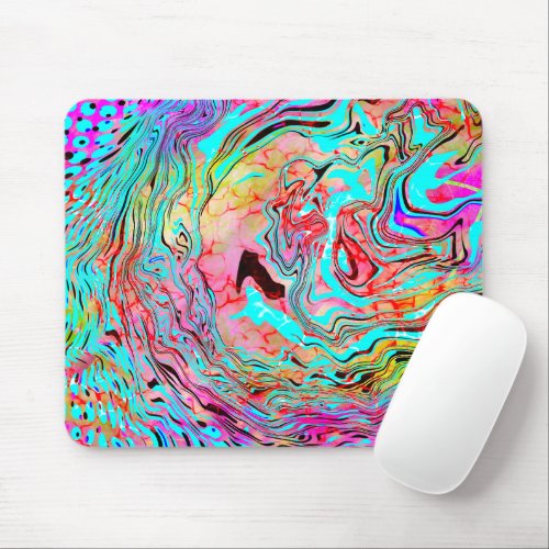 Tranquility Abstract Fluid Art  Mouse Pad