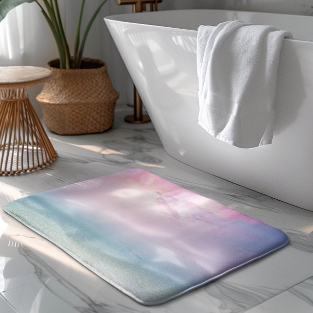 Tranquility Beach Sunset Bath Mat (Creator Uploaded)